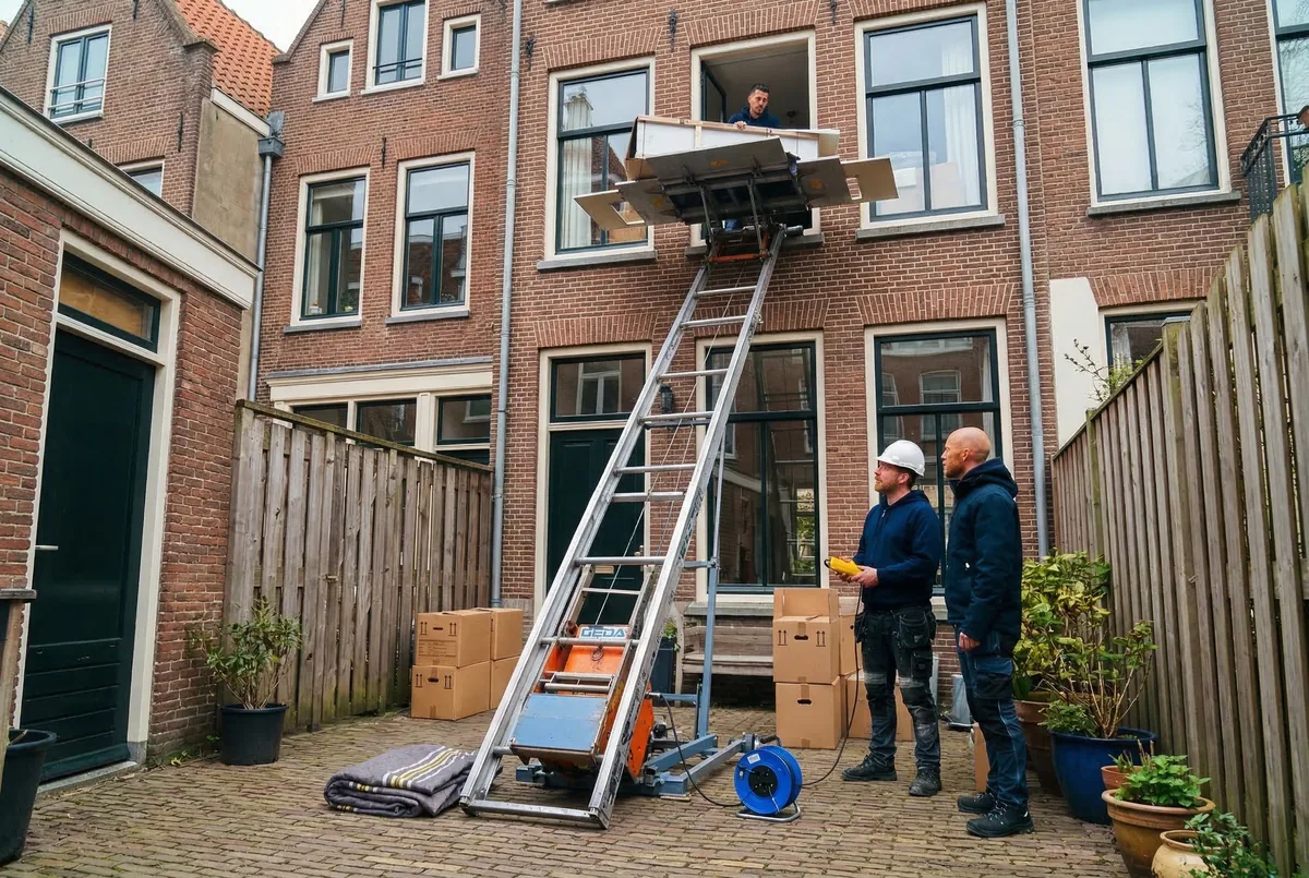 Gedalift bij een verhuizing in Enschede