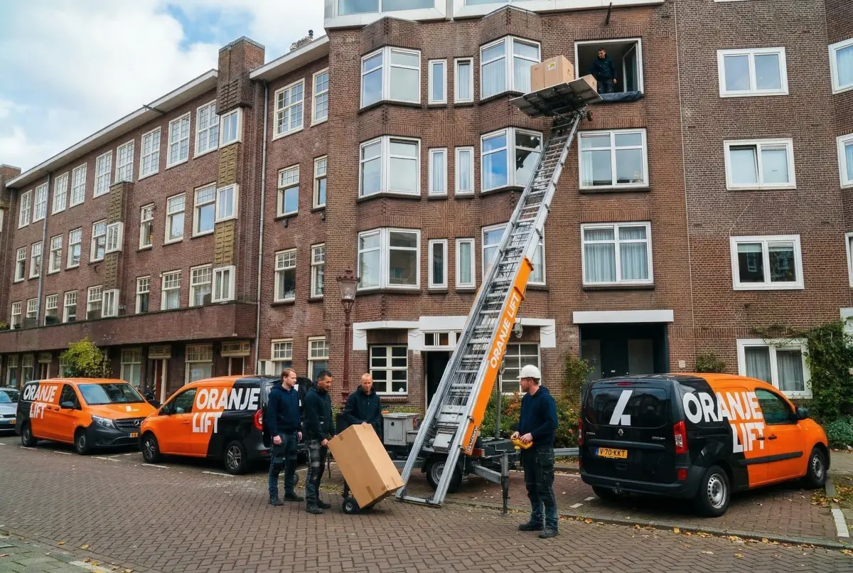 Verhuislift bij hoogbouw Enschede
