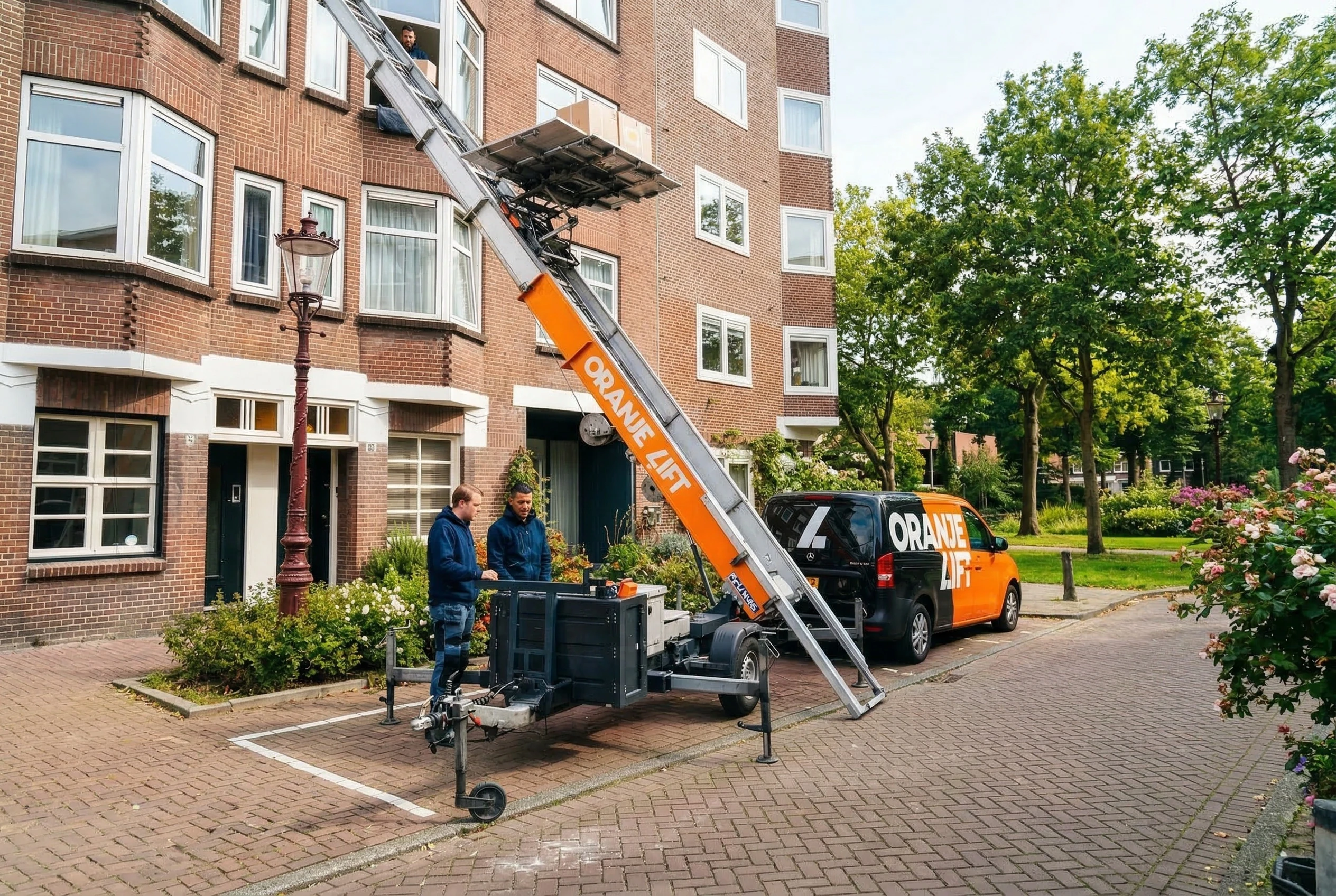 Ladderlift bij nieuwbouwwoning Wateringse Veld Hengelo